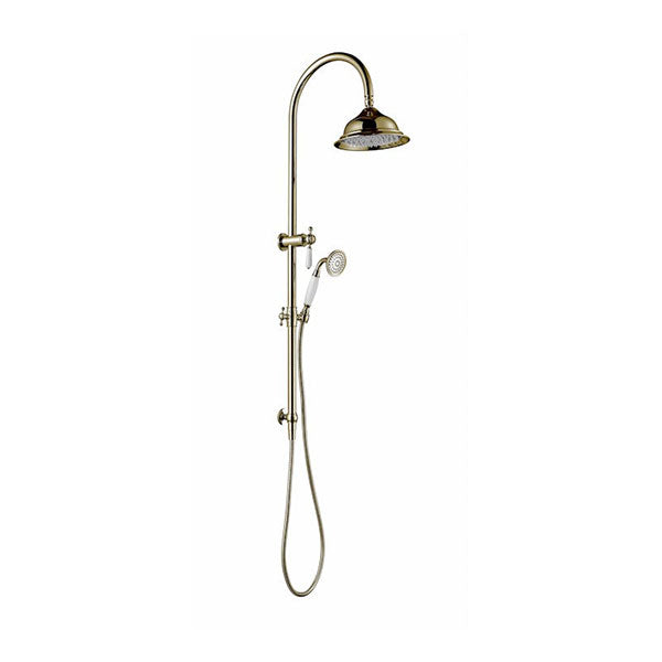 Modern National Bordeaux Twin Shower System Brushed Bronze - Online at The Blue Space