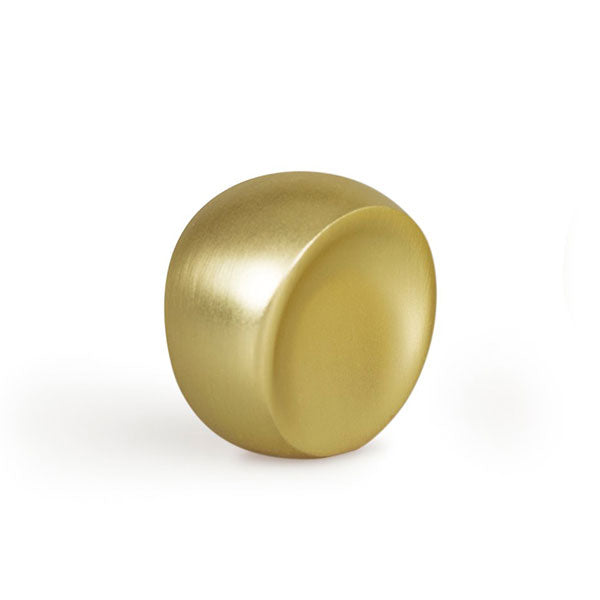 Momo Handles Ball Knob 24mm Brushed Matt Brass - The Blue Space