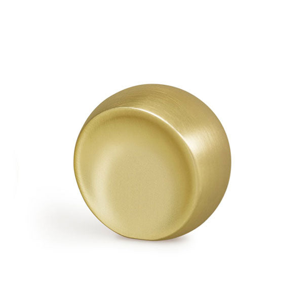 Momo Handles Ball Knob 29mm Brushed Matt Brass - The Blue Space