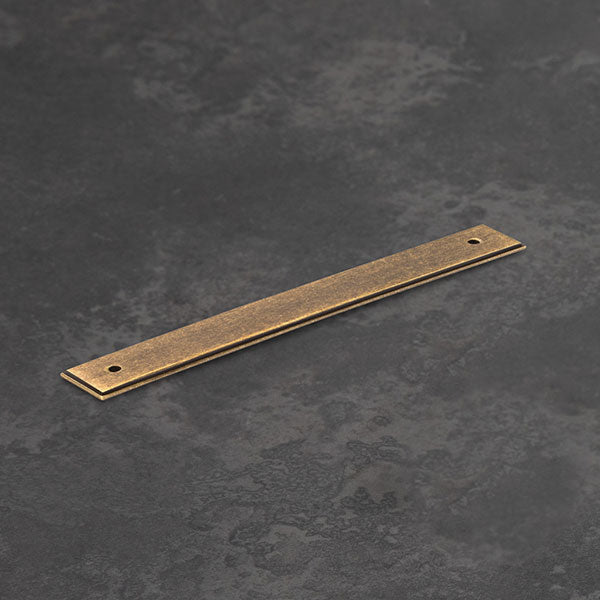 Momo Handles Barrington Backplate to Suit Bar Handle Bronze - The Blue Space