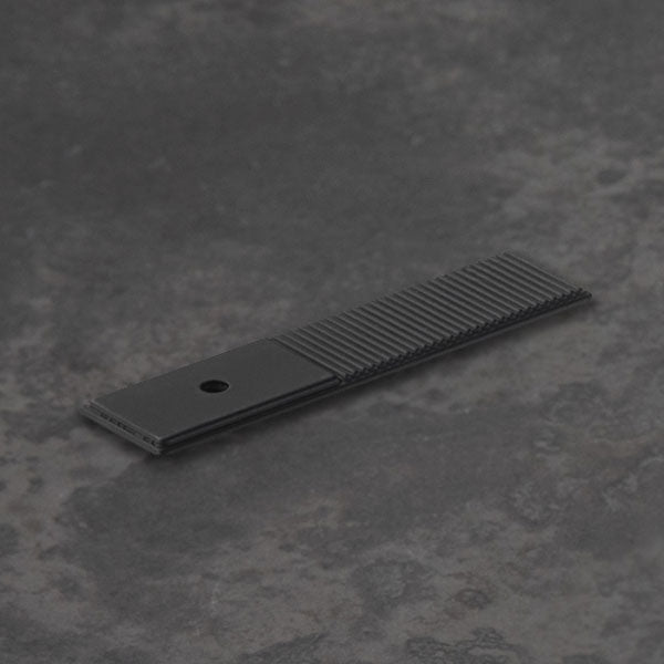 Momo Handles Barrington Backplate to Suit Knob Matt Black - The Blue Space