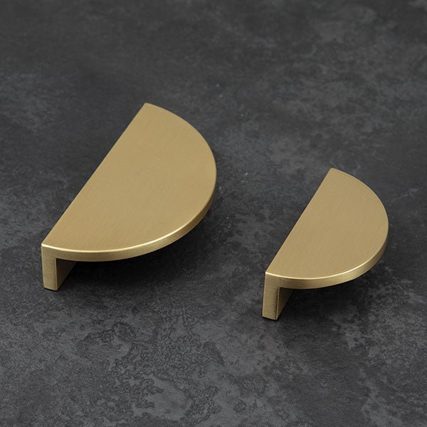 Momo Handles Barrington Eclipse Plain Matt Brass - The Blue Space