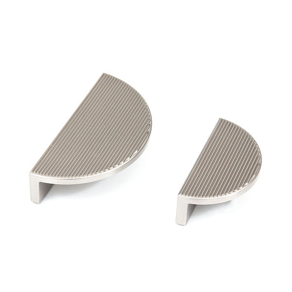 Momo Handles Barrington Eclipse Ribbed Dull Brushed Nickel - The Blue Space