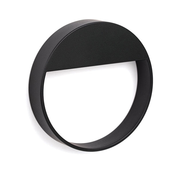 Momo Handles Bau Circular Handle 90mm Matt Black - The Blue Space