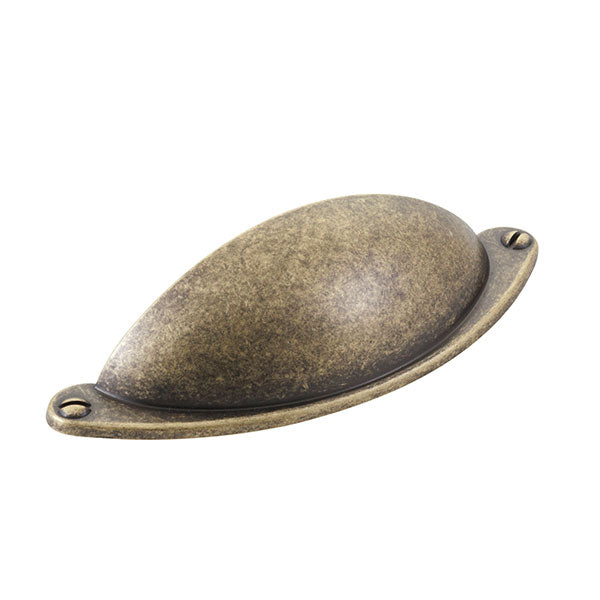 Momo Handles Florencia Cup Pull 64mm Antique Brass - The Blue Space