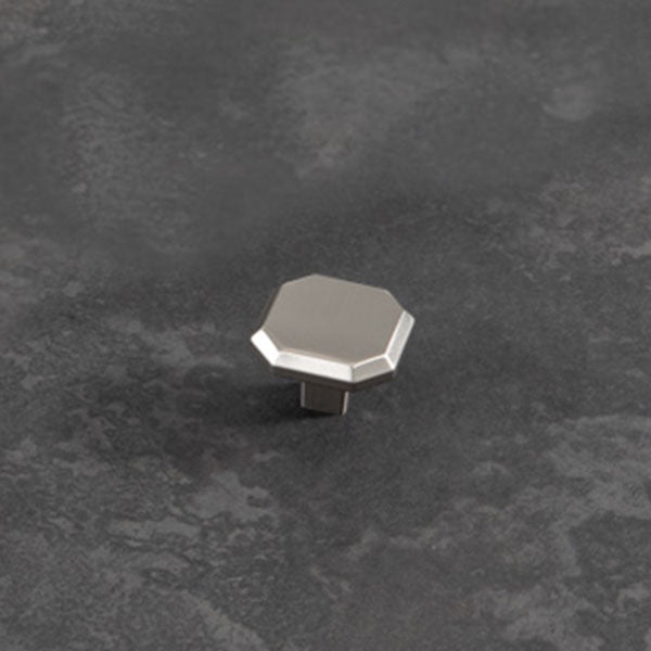 Momo Handles Jago Knob 32mm Brushed Nickel - The Blue Space