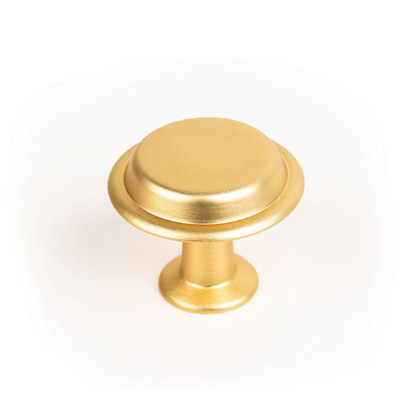 Momo Handles Land Knob 40mm Brushed Gold - The Blue Space