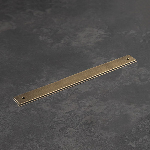 Momo Handles Liberty Backplate 320mm Dark Brushed Brass - The Blue Space