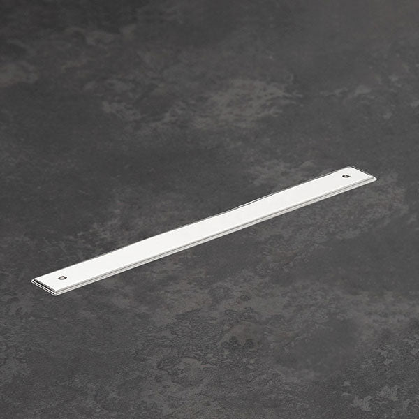 Momo Handles Liberty Backplate 320mm Polished Nickel - The Blue Space
