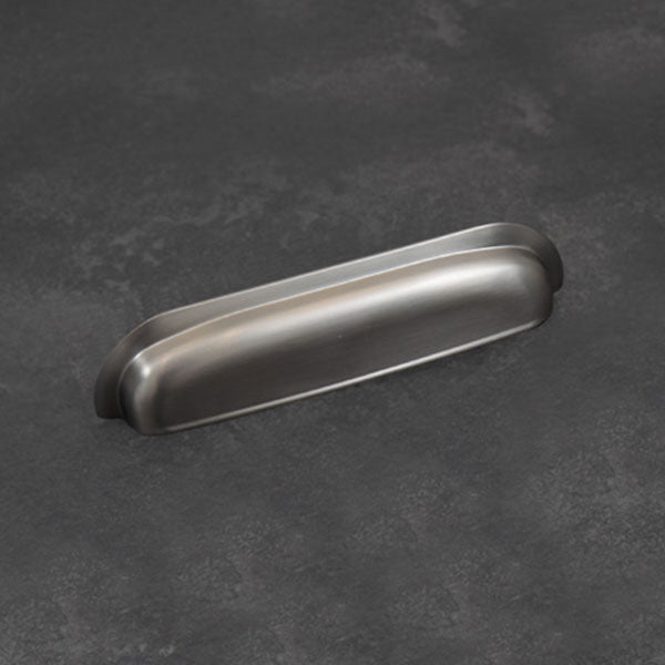 Momo Handles New Hampton Large Cup Pull 160mm Dull Brushed Nickel - The Blue Space