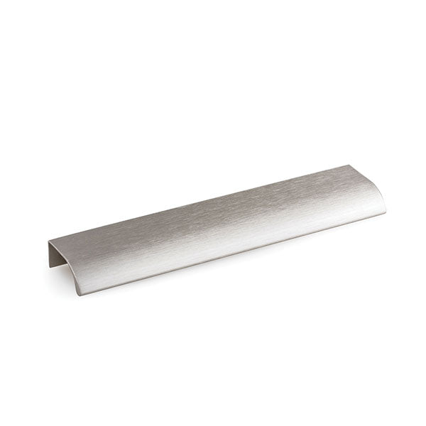 Momo Handles Ona Lip Pull Handle 128mm Dull Brushed Nickel -The Blue Space