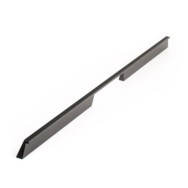 Momo Handles Rail D Handle 576mm Brushed Black - The Blue Space