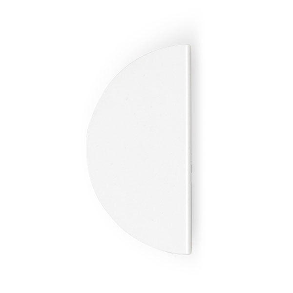 Momo Handles Sola Half Round Lip Pull 160mm White - The Blue Space