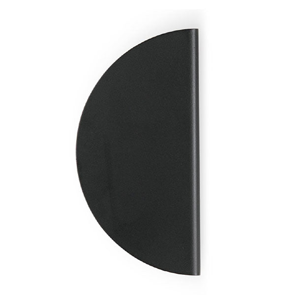 Momo Handles Sola Half Round Lip Pull 240mm Matt Black - The Blue Space