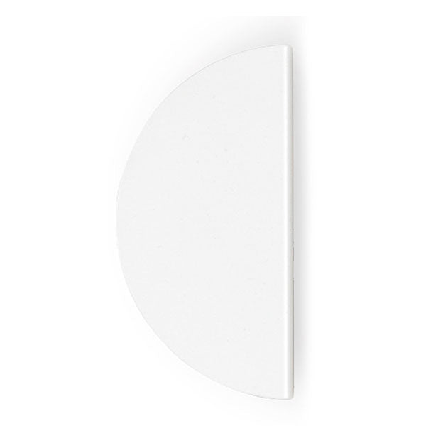 Momo Handles Sola Half Round Lip Pull 240mm White - The Blue Space