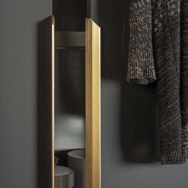 Momo Handles Vann Lip Pull Handle 1120mm Brushed Dark Brass - The Blue Space