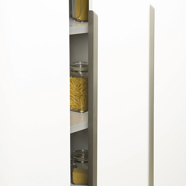 Momo Handles Vann Lip Pull Handle 1120mm Dull Brushed Nickel - The Blue Space