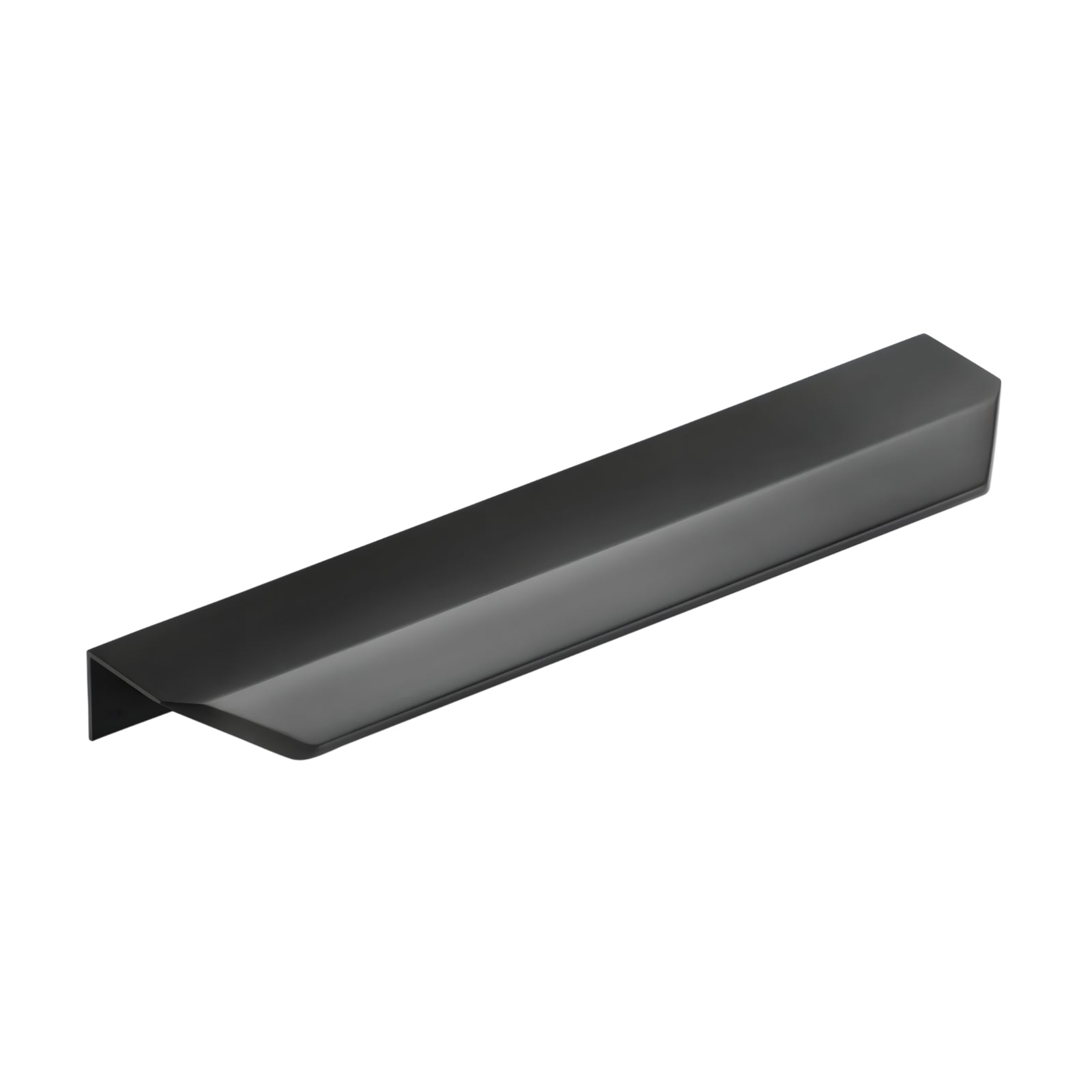 Momo Handles Vann Lip Pull Handle 128mm Matt Black - The Blue Space