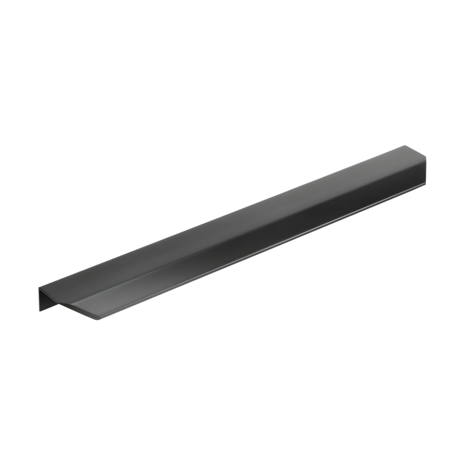 Momo Handles Vann Lip Pull Handle 256mm Matt Black - The Blue Space