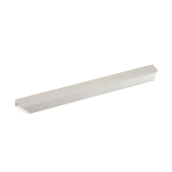 Momo Handles Vann Lip Pull Handle 256mm Dull Brushed Nickel - The Blue Space