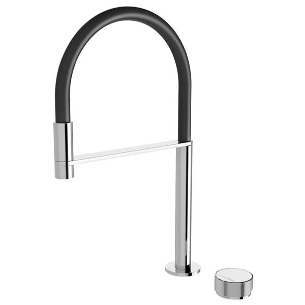 Phoenix Axia Hob Sink Mixer Set Flexible Hose Chrome - The Blue Space