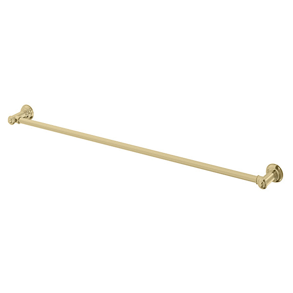 Phoenix Cromford Single Towel Rail 800mm Brushed Gold - The Blue Space