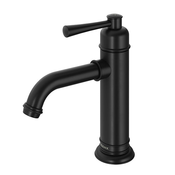 Phoenix Cromford Basin Mixer Matte Black - The Blue Space