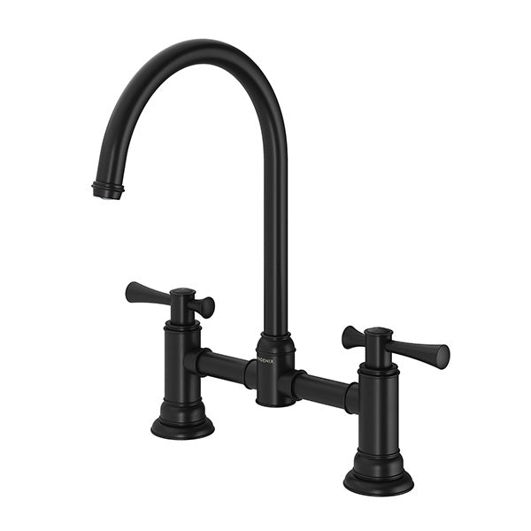 Phoenix Cromford Exposed Sink Set Matte Black - The Blue Space