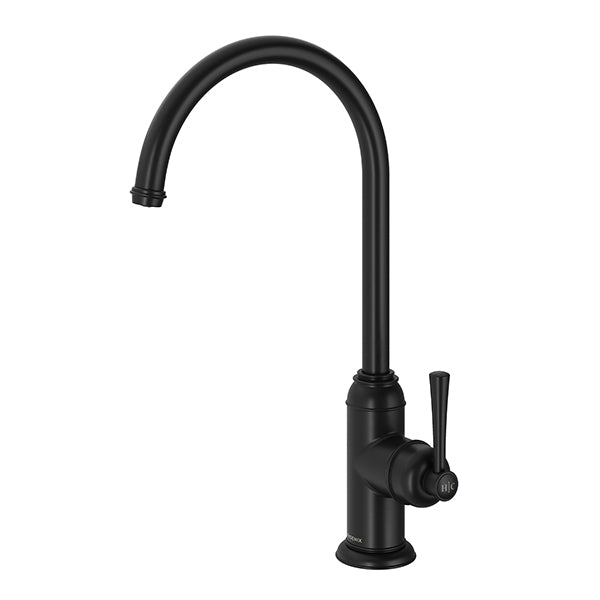 Phoenix Cromford Side Level Sink Mixer Matte Black - The Blue Space