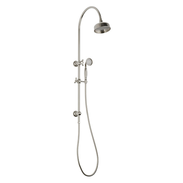 Phoenix Cromford Twin Shower Brushed Nickel - The Blue Space