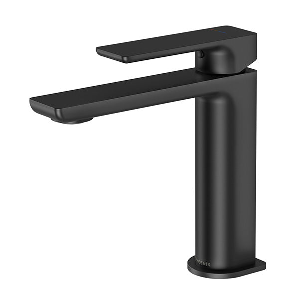 Phoenix Gloss MKII Basin Mixer Matte Black - The Blue Space