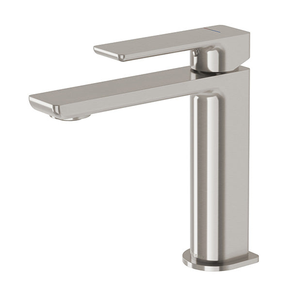 Phoenix Gloss MKII Basin Mixer Brushed Nickel - The Blue Space