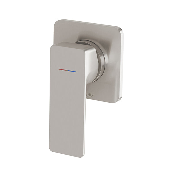 Phoenix Gloss MKII Shower / Wall Mixer Brushed Nickel - The Blue Space