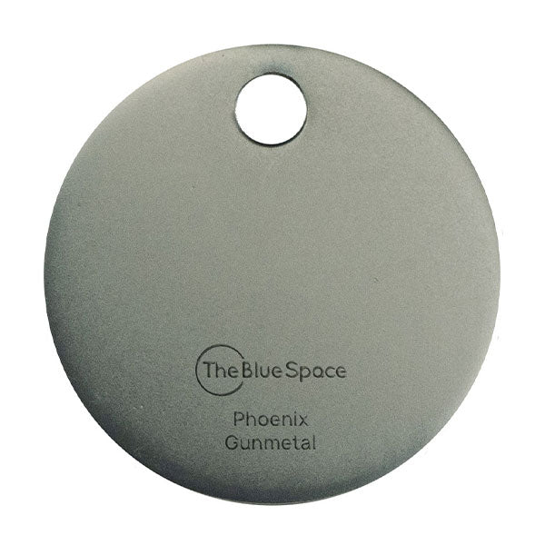 The Blue Space Colour Samples in Phoenix Gunmetal