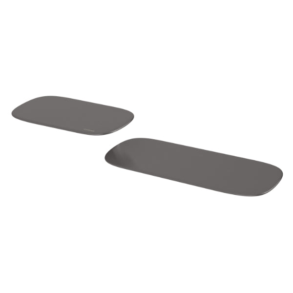 Phoenix Nuage Shower Shelves in Brushed Carbon - The Blue Space