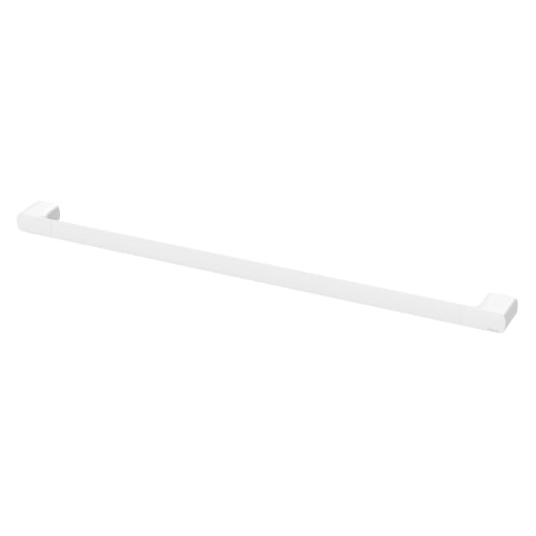 Phoenix Nuage Single Towel Rail 800mm in Matte White - The Blue Space
