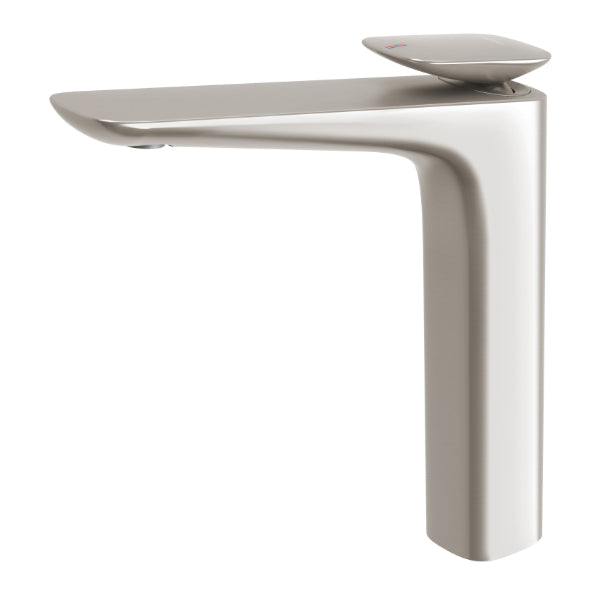 Phoenix Nuage Vessel Mixer in Brushed Nickel - The Blue Space