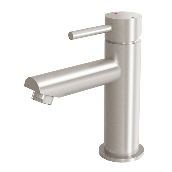 Phoenix Pina Basin Mixer Brushed Nickel - The Blue Space
