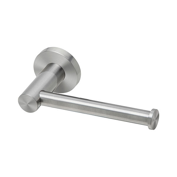 Phoenix Radii Stainless Steel Toilet Roll Holder Round Plate - The Blue Space