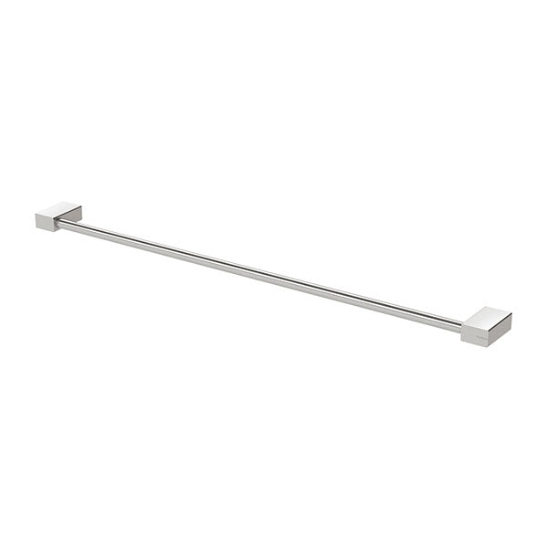 Phoenix Lexi MKII Single Towel Rail 800mm Brushed Nickel - The Blue Space
