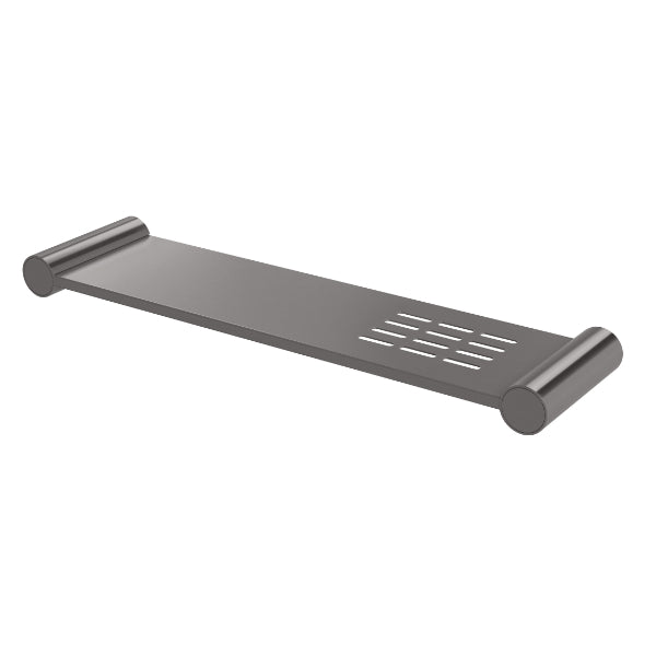 Phoenix Vivid Slimline Metal Shelf in Brushed Carbon - The Blue Space