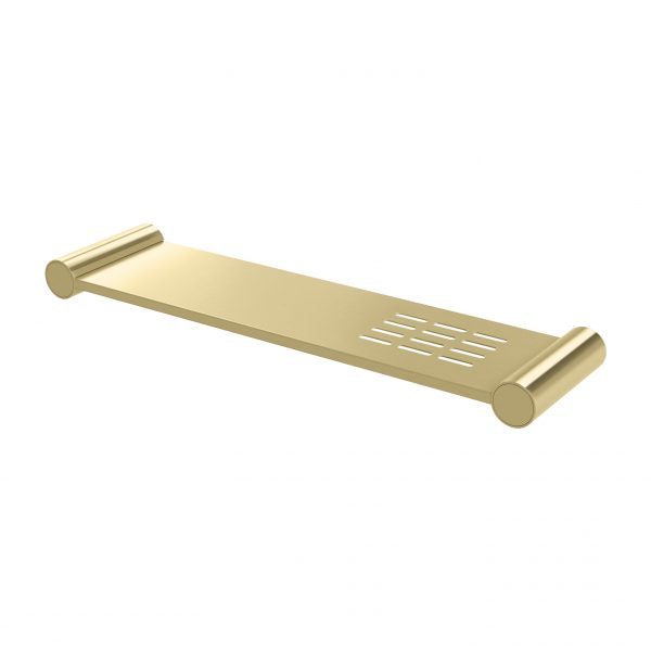 Phoenix Vivid Slimline Metal Shelf Brushed Gold - The Blue Space