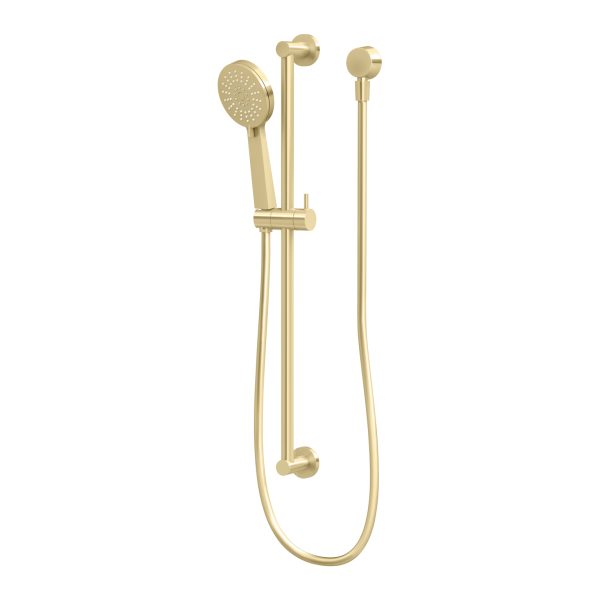 Phoenix Vivid Slimline Rail Shower Brushed Gold - The Blue Space