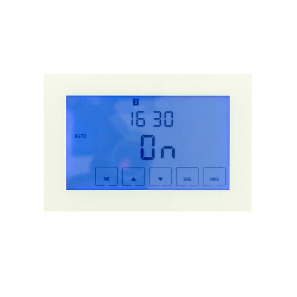 Radiant Premium Range Glass Front Digital Timer Horizontal White - The Blue Space
