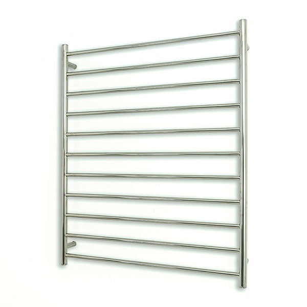 Radiant Round 11 Bar Heated Towel Ladder 900 x 1100 Polished - The Blue Space
