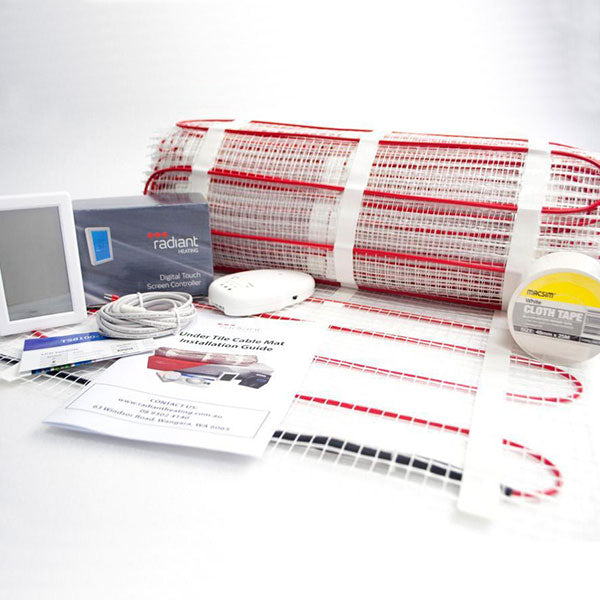 Radiant Under Tile Under Floor Heating DIY Kits - The Blue Space