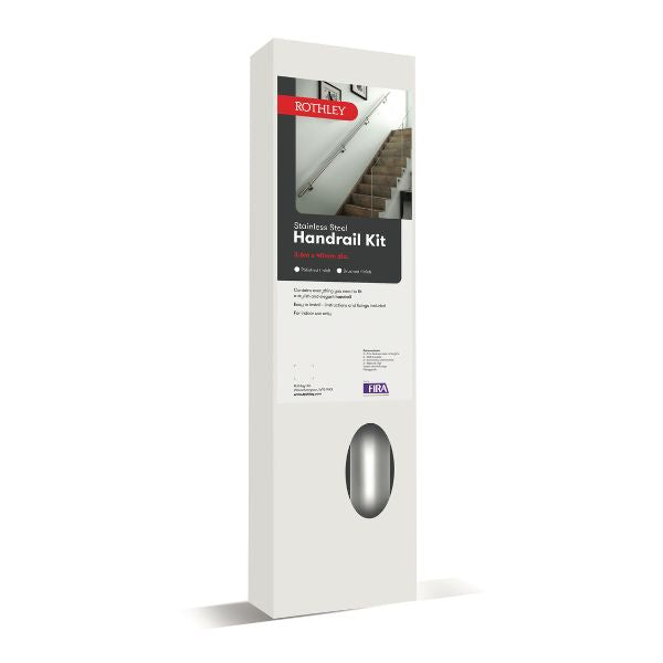 Rothley Internal Handrail Satin Stainless Steel
