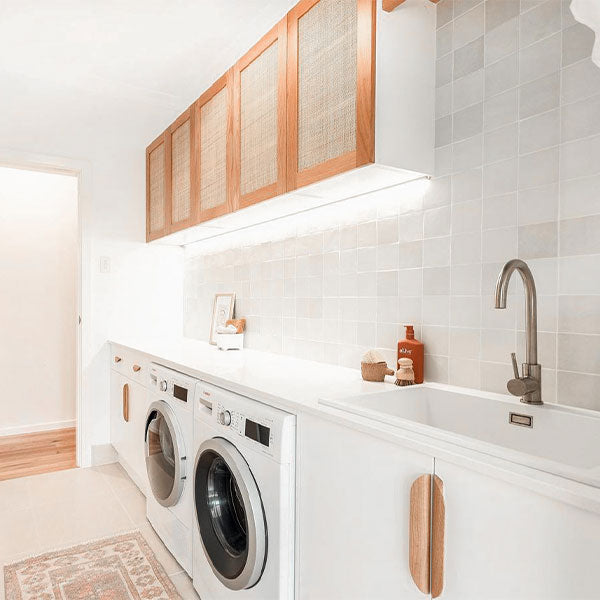 Seima Oros 620 Kitchen Sink White Lifestyle Image from Andy and Deb via Instagram from The Block - The Blue Space