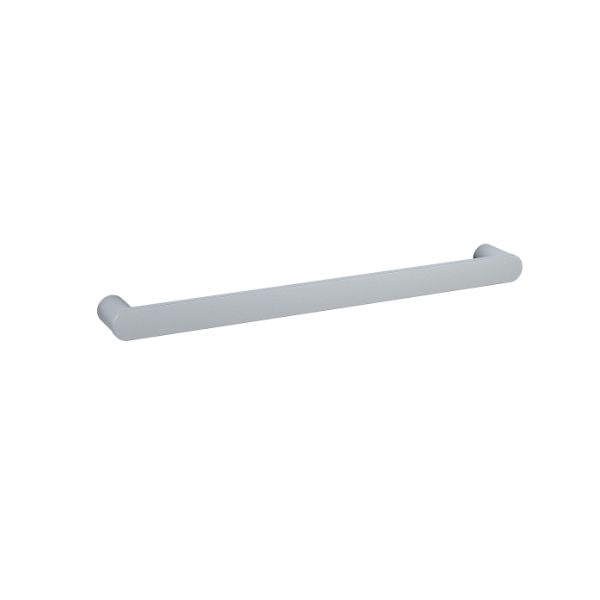 Thermogroup 12V Flat Pill Single Bar Horizontal 632mm Heated Towel Rail Brushed Stainless Steel - The Blue Space