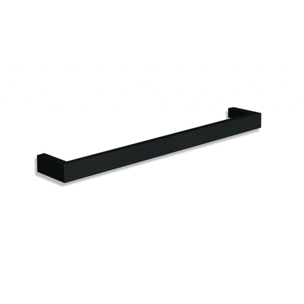 Thermogroup 12V Single Horizontal Heated Towel Rail 632mm Matte Black - The Blue Space
